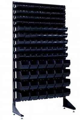 Стеллаж с пластиковыми ящиками 1801-4/5/4 CH