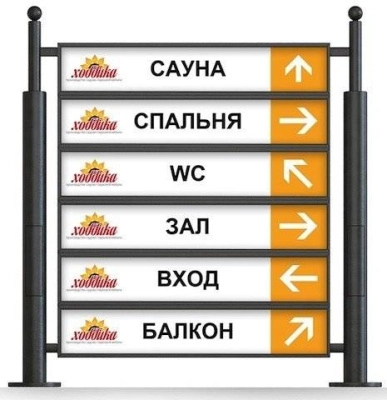 Указатель стальной низкий арт. 387