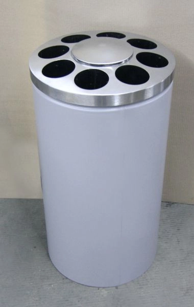 Урна Стаканчики 405х750 мм, черная сталь 