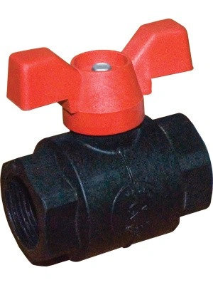 Кран шаровый 1 дюйм с внутренней резьбой (бабочка 1 дюйм), арт. КШ 1" внутренняя резьба, код: 00734