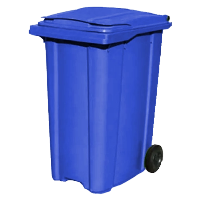 Мусорный контейнер 360л. на 2 колесах 300 мм 