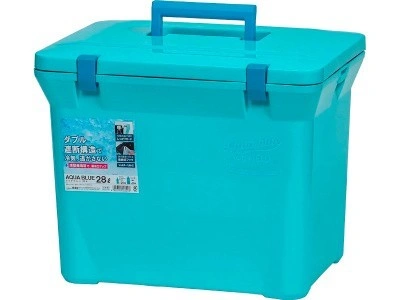 Изотермический контейнер 28л. с плечевым ремнем синий код: 29599