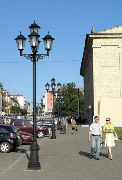 Фонарь уличный «Пушкин - 5» со светильниками 5,617 м