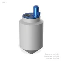 Емкость K 100 литров с пропеллерной мешалкой без обрешетки