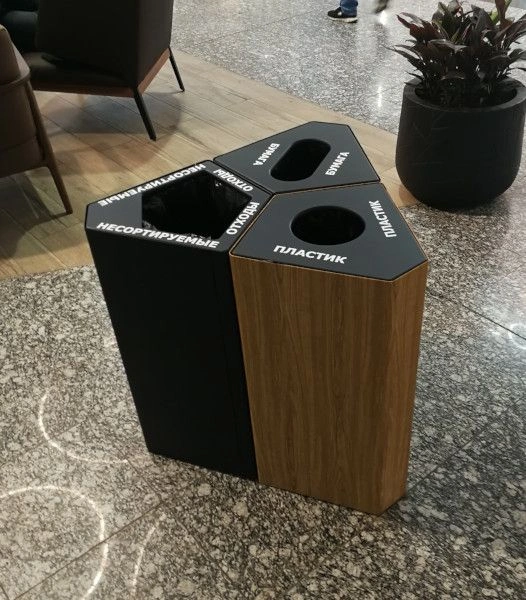 Урна Кайт, кольцо под пакет, 3х40 л