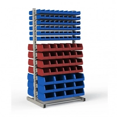 Стеллаж двусторонний №148 (1835х950х760)