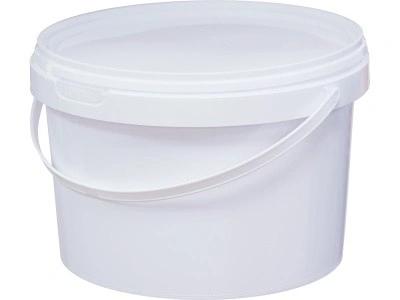 Ведро пластиковое 2.25 литра с пластиковой ручкой, арт. ВП 2,25, код: 03828