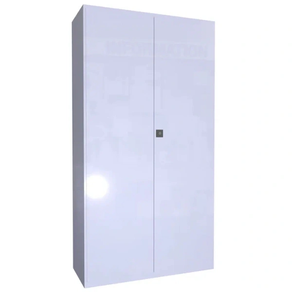 Шкаф для противогазов ХПГ-36 с дверьми 1730x920x380 мм Светло-серый