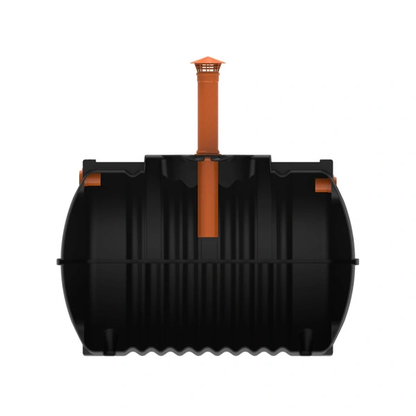 Емкость подземная Rostok G 3500 шахта c входом и выходом 110 