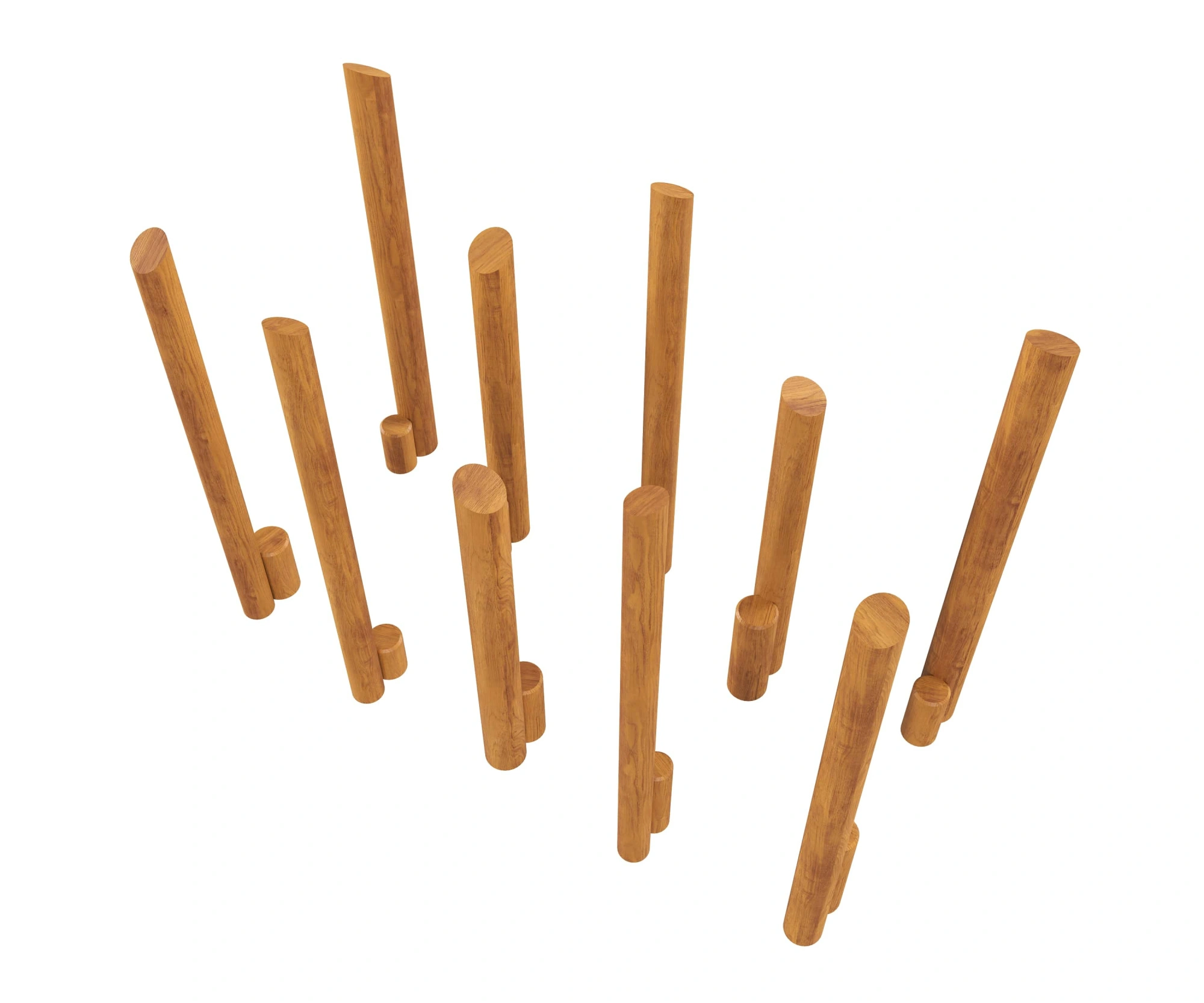 Балансировочные бревна HARDWOOD «Такмау»