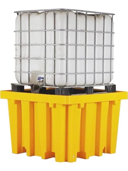 Емкость 1380х1380х900 с решеткой, для еврокуба, код: 34608