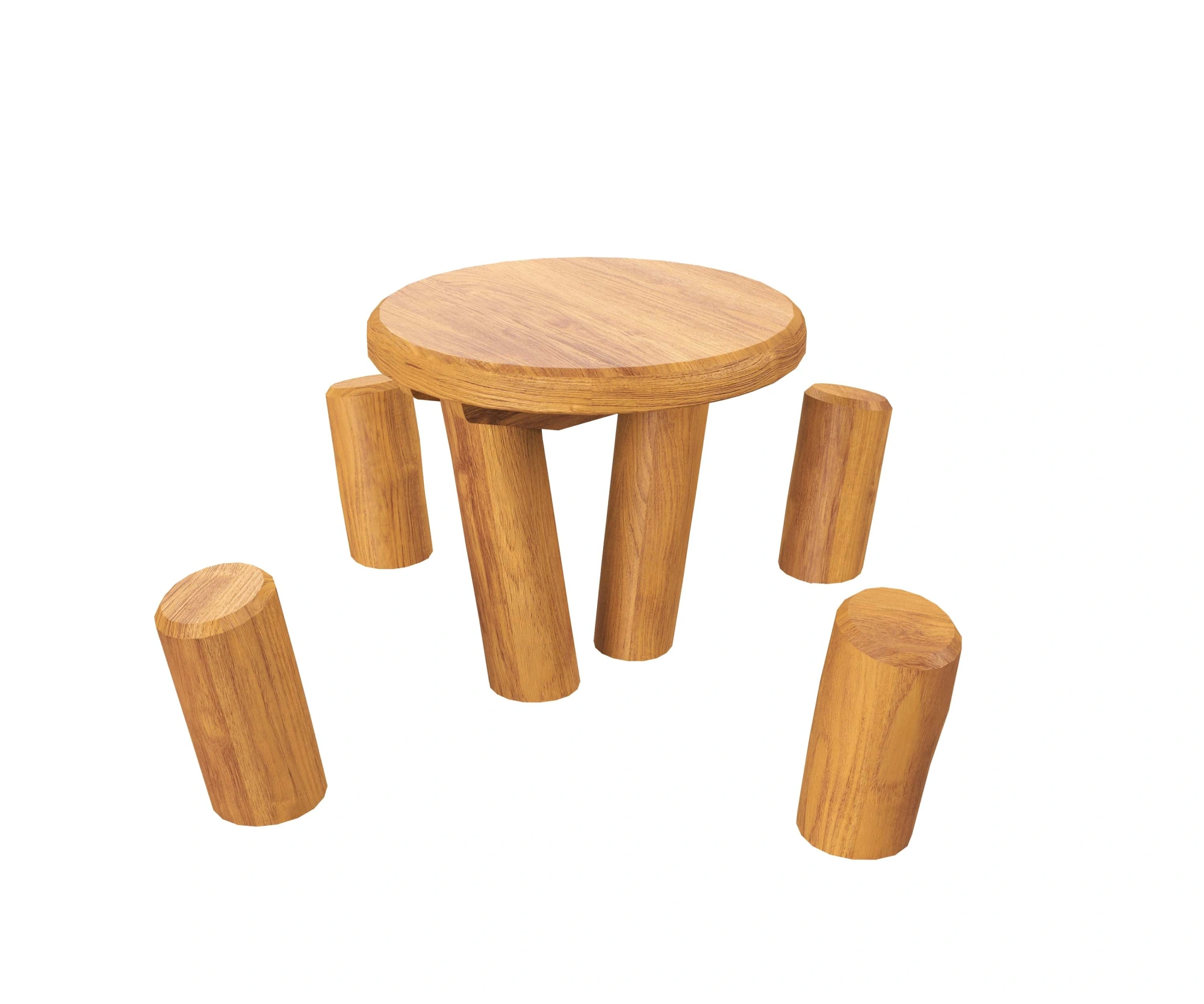 Стол с пеньками HARDWOOD «Лесной»