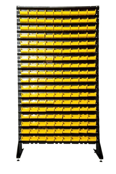 Стеллаж с пластиковыми ящиками 1802-18/0/0