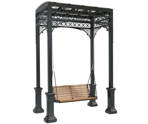 Качели парковые «Сити» Четырехсекционные