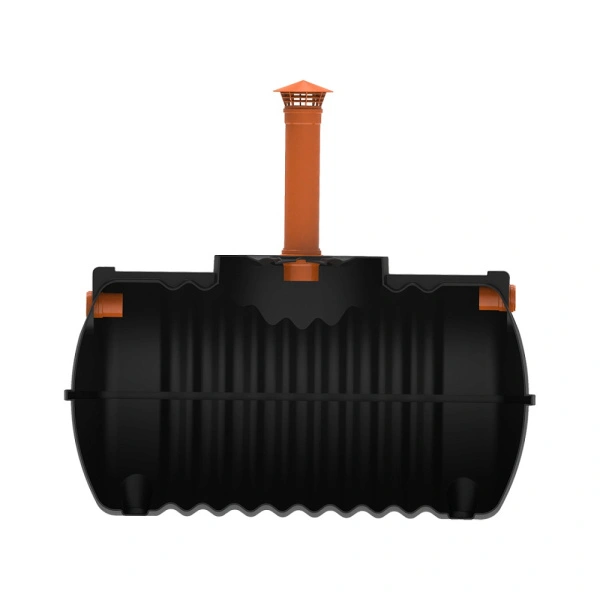 Емкость подземная Rostok G 1800 шахта с входом и выходом 110 