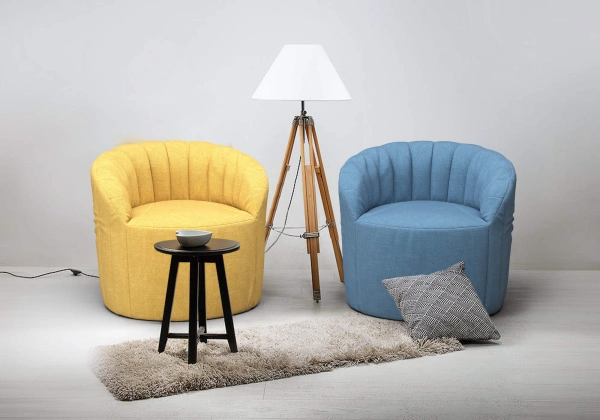 Бескаркасное кресло Шелл Китон микророгожка