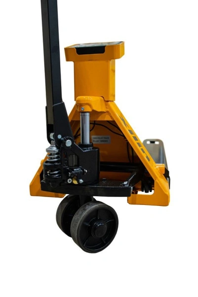 Тележка гидравлическая с весами 2500 кг 1150 мм полиуретановые колеса XILIN BFC25