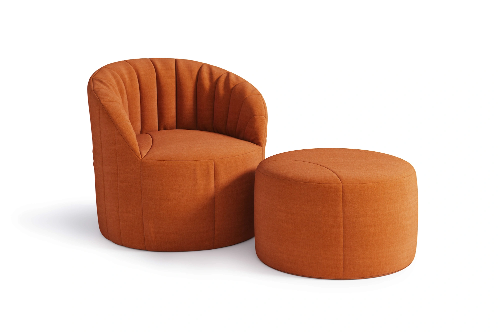 Пуф Шелл Солнце ткань Вельвет-люкс