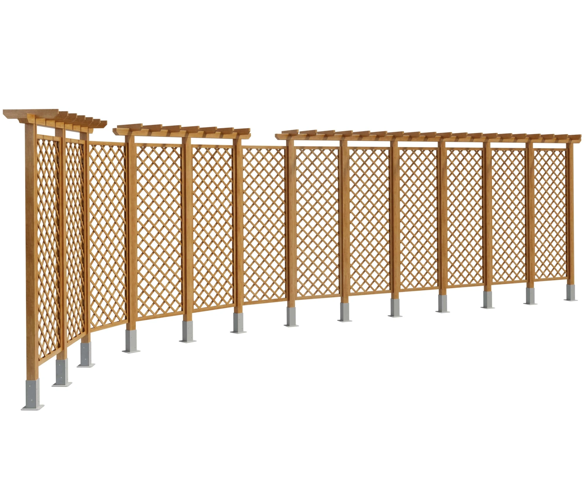 Шпалера «Ромб» 20,0 м (с покраской)