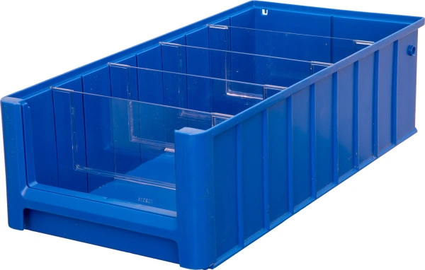 Ящик сплошной 500×234×140 мм, объем 16.38 л., арт.: SK 5214, синий, код: 12379