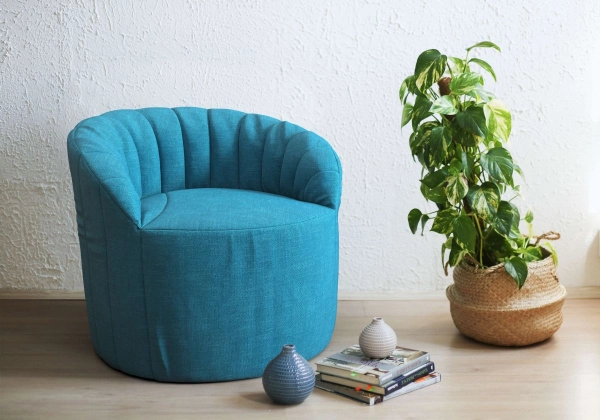 Бескаркасное кресло Шелл Китон микророгожка