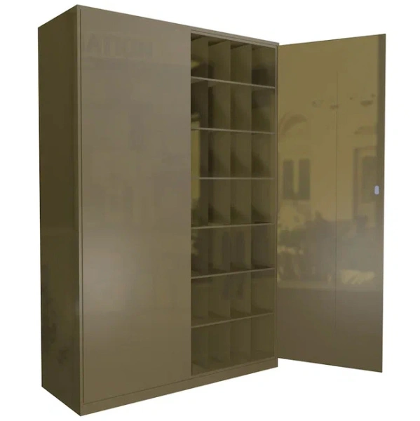 Шкаф для противогазов ХПГ-56 с дверьми 1900x1254x500 мм Коричневый