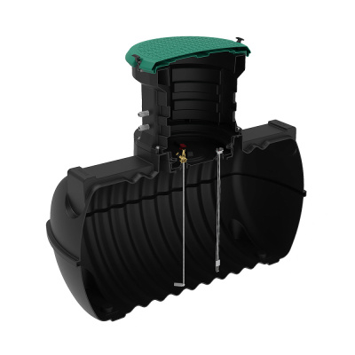 Емкость топливная подземная Rostok G 1800 л с горловиной 600мм 