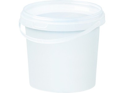 Ведро круглое емкостью 1,5 л, арт. ВП 1,5 бел, код: 26092