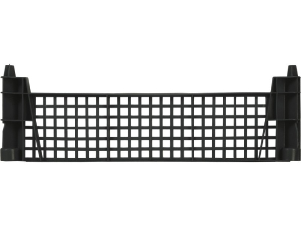 Ящик перфорированный 400×300×110, арт.: 101, объём 9, чёрный, код: 13154