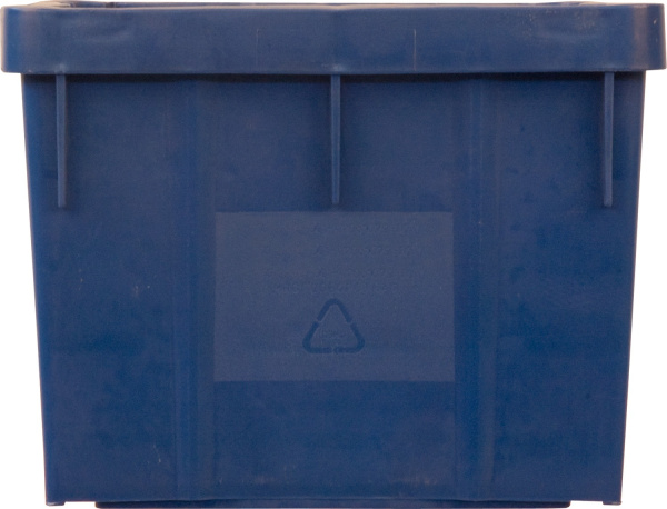 Ящик перфорированный 390×365×295, арт.: 305 м, объём 28, синий, код: 13664